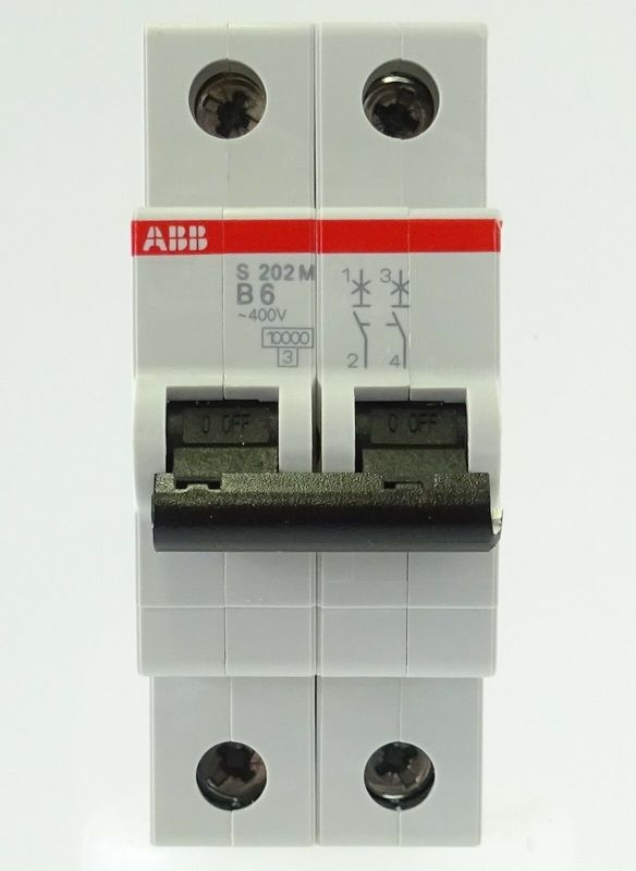 ABB 2cds272001r0065 s202m-b6 Εναλλακτικός διακόπτης κυκλώματος S200